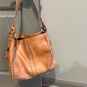 Tan Leather Shoulder Bag gently used.